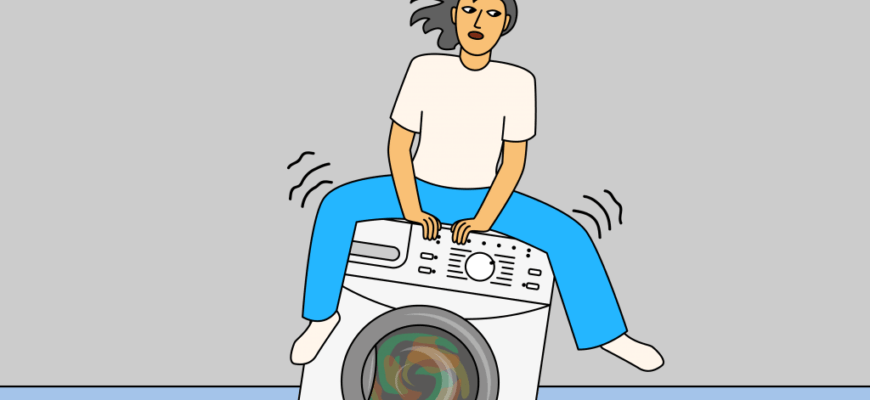 Как стабилизировать стиральную машину, которая слишком много двигается?